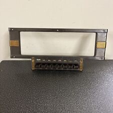 Vintage RCA K80 Radio Part METAL FACEPLATE with 8 PRE-SET BUTTONS