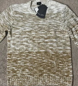 Armani Exchange Maglione Pullover Maglia 6ZZM2C ZME6Z ORO MARRONE Taglia S - Foto 1 di 6