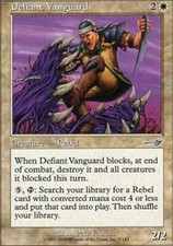 MTG magic cards 4x x4 Light Play, English Defiant Vanguard Nemesis