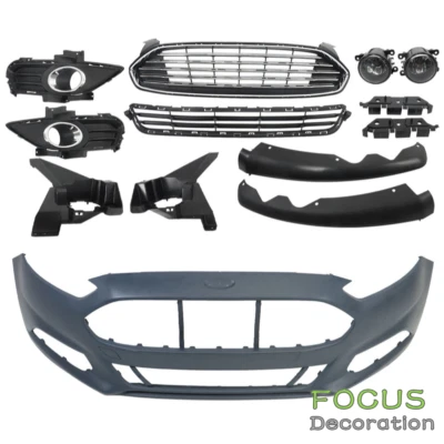 Conjunto completo de parachoques delantero con juego de luces antiniebla para Ford Fusion 2013 2014-2016 Foto 1 de 4