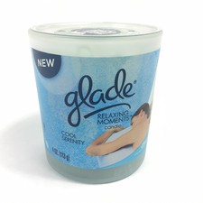 Glade Relaxing Moments Candle Cool Serenity 4oz