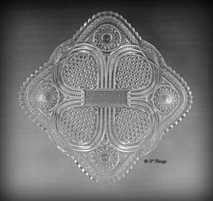 Early 1900's EAPG Massachusetts Schrafft's Chocolates Advertising Candy Dish - Bild 1 von 5