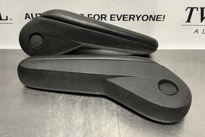 2011-2020 Dodge Grand Caravan Arm Rests Left & Right Black Leather Set Pair - Picture 1 of 6