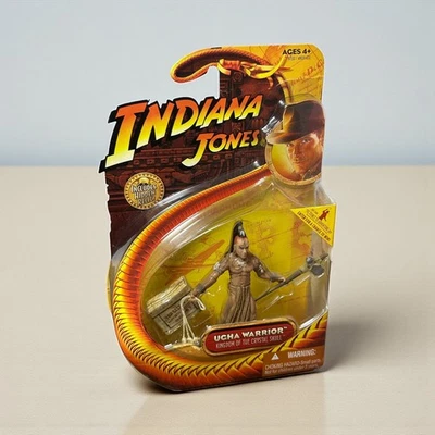 Figura de acción Indiana Jones Kingdom of Crystal Skull Ugha Warrior 2008 Foto 1 de 4