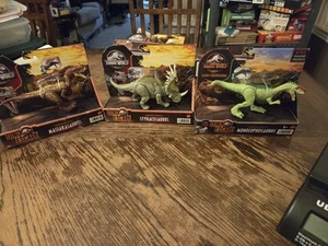 Jurassic World Dino Escape Fierce Force Dinosaur 3 Figure Lot - Picture 1 of 4