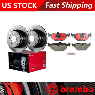 Rotores de freno traseros y pastillas de freno de cerámica Brembo para BMW Z4 2003-2005 Foto 1 de 4