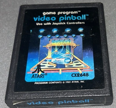 Video Pinball ~ Atari 2600 ~ UNTESTED ~ #J263 - Image 1 of 2