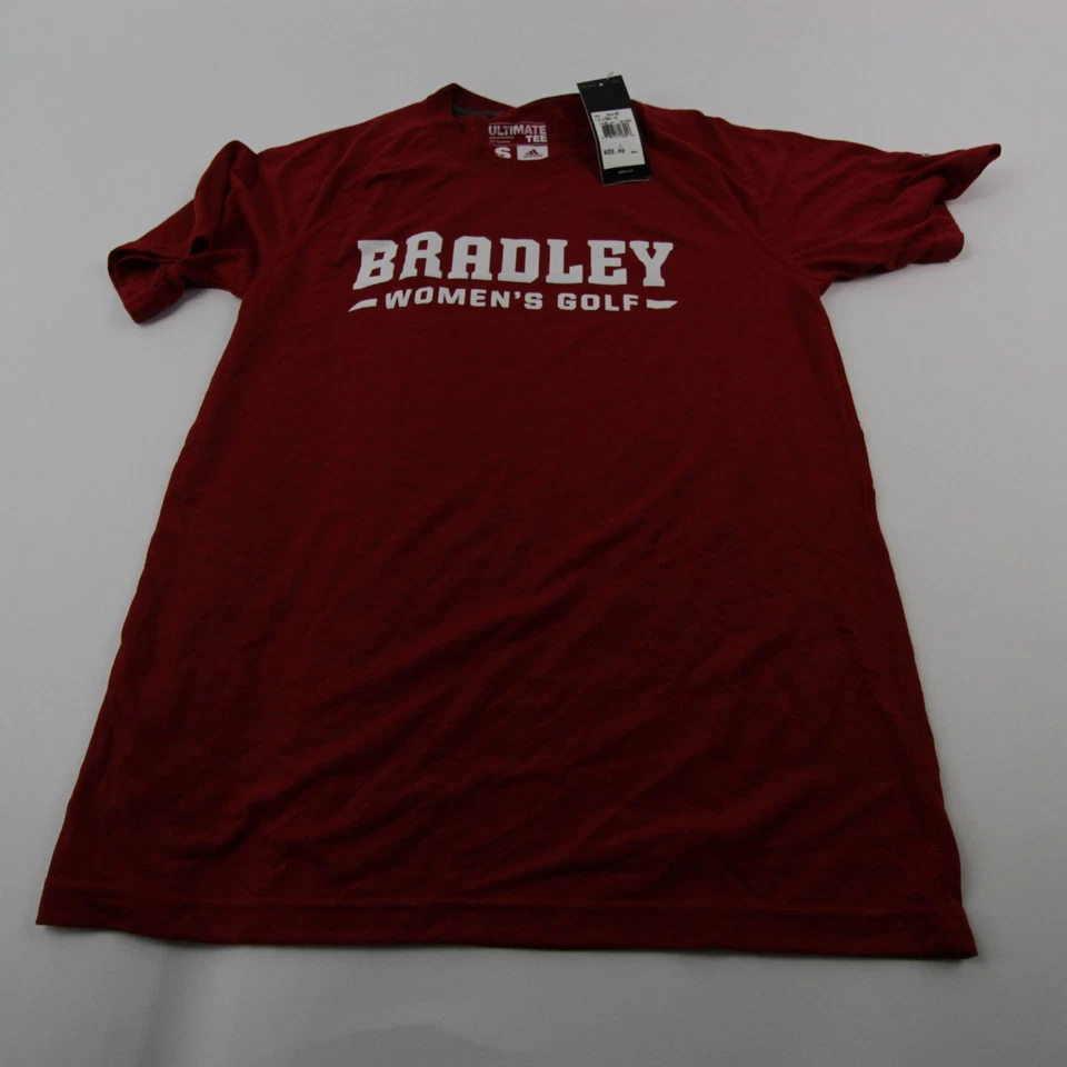 Bradley Braves adidas Ultimate Tee Short Sleeve Shirt Women's Red New - Image 1 of 1