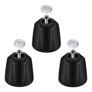 Repuesto perilla de ducha negra de metal de 3 piezas, por precio y 1619 - Imagen 1 de 6