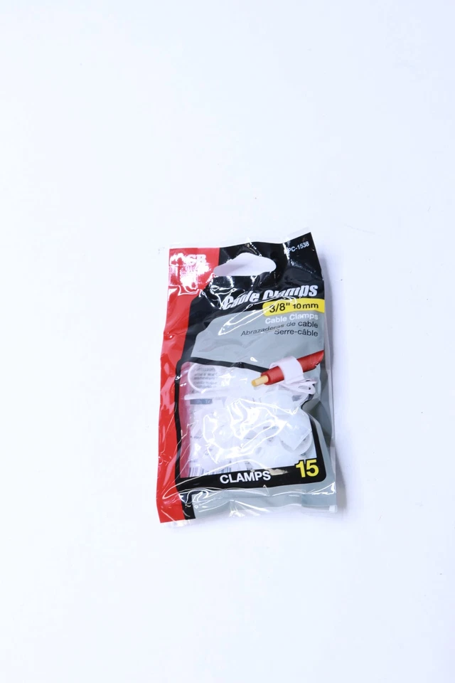 (15-Pk) Abrazadera de cable de plástico dobladora Gardner 3/8" x 10 mm PPC-1538  Foto 1 de 1