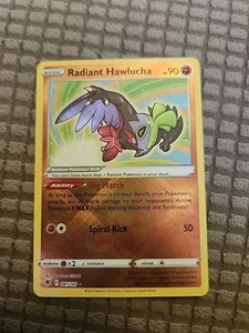 Radiant Hawlucha 081/189 Rare Pokemon Card Astral Radiance - Picture 1 of 2