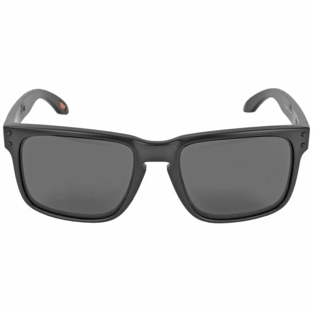 Oakley OO9102 Holbrook Polarized Men's Square Sunglasses - Matte Black