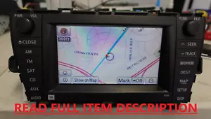 10-11 TOYOTA PRIUS E7022 JBL DISPLAY SCHERMO NAVIGAZIONE GPS 86120-47390 - Foto 1 di 6