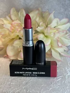 Lápiz labial mate retro MAC - 701 TODO ENCENDIDO - tamaño completo nuevo en caja envío gratuito - Imagen 1 de 1