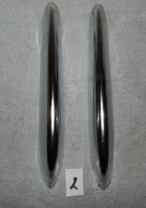 1966 Chevy Impala Lh & Rh front Bumper Chrome Accessory Guards SOLID #2 - Picture 1 of 10