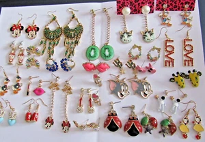 Betsey Johnson earrings huge choice stud dangle crystal detail great gift UK - Picture 1 of 74