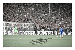 Didier Drogba Signed A4 Autograph Photo Print Chelsea FC Champions League 2012 - Picture 1 of 1