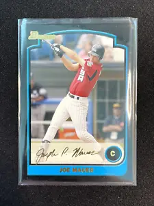 Joe Mauer GOLD 2003 Bowman Draft #BDP148 Prospect Rookie Card - Picture 1 of 2