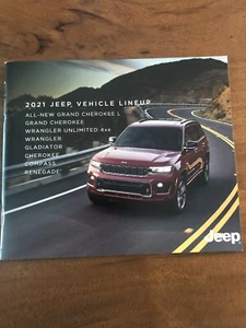 2021 Marke Jeep alle Modelle 24 Seiten Original Verkaufsbroschüre (klein) - Bild 1 von 1
