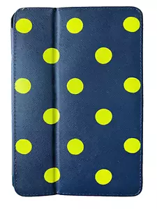 CATH KIDSTON iPAD HARD CASE - NAVY / NEON SPOT - used but hardly used if at all - Picture 1 of 5