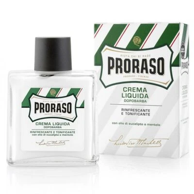 Proraso Green Aftershave Balsam Crema Liquid Menthol und Eukalyptus 100ml