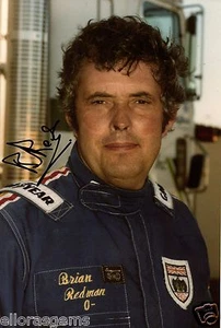 British Racing Le Mans Driver Brian Redman Hand Signed Photo 12x8" BF - Picture 1 of 1