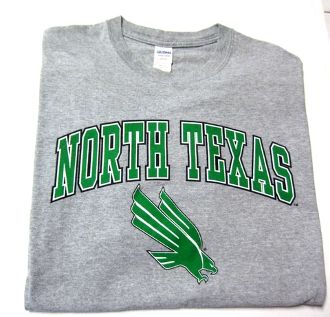 UNT University of North Texas Mens XL T Shirt Tee Mean Green Cover