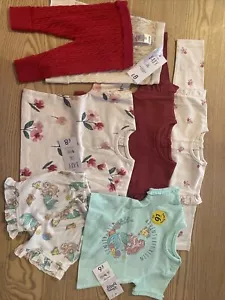 Bundle Of Baby Girls Clothes Newborn New - Picture 1 of 14