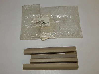 New OEM 1998-2003 Audi A8 S8 Rear Left Seat Track Cover Trim Beige Tan 4D0881349 - Image 1 of 3