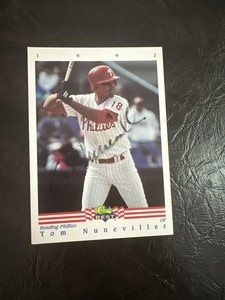 Tom Nuneviller Signed Autograph 1992 Classic Best Card #233 Reading Phillies MLB