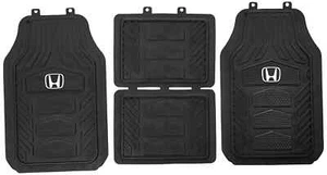Brand New Honda Set 4pc Weatherpro Universal Fit Floor Mats Front Rear Black - Picture 1 of 2