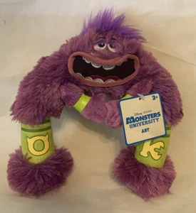 NEW Disney Pixar Monsters University ART Purple 8” Plush Toy Purple Monster 2013 - Picture 1 of 4
