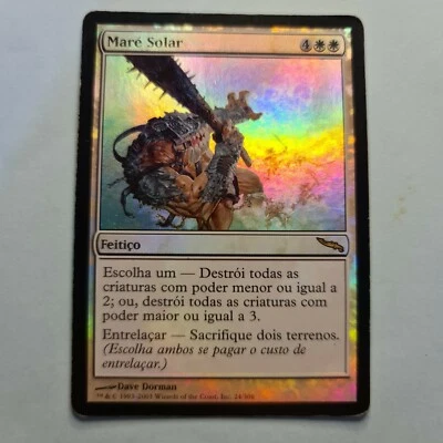 SOLAR TIDE | FOIL | MIRRODIN | PORTUGUESE | MTG | LP | #C476 - Image 1 of 2