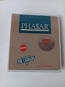 Amiga PHASAR Version 3.0 Home Accounting Binder 2 Disks Tested/Works  - Picture 1 of 17