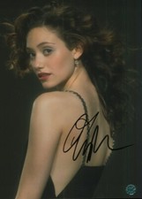 Emmy Rossum - Shameless Autographed Original 8x10 Photo LOA TTM