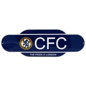 Chelsea FC Farbe Retro Schild Offizielle CFC Fanartikel Geschenkidee - Bild 1 von 4