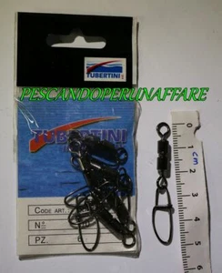 TUBERTINI ART 55271 DOPPIA GIRELLA CILINDRICA CON SNAP LOCK COL.BLACK - Imagen 1 de 1