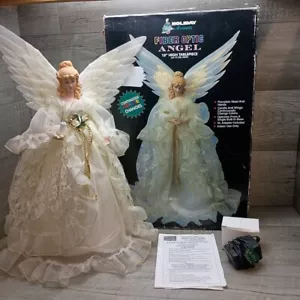 Faseroptischer Engel Weihnachtsbaum oder Tischplatte 18 Zoll von Urlaubsakzenten - Bild 1 von 8