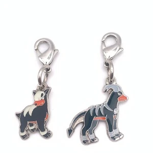 Houndour 228 Houndoom 229 Pokemon Center Metall Charm Schlüsselanhänger Nintendo Japanisch - Bild 1 von 5