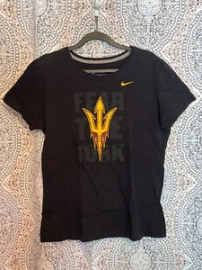 Nike ASU Fear The Fork Slim Fit T-Shirt Youth XL Black - Picture 1 of 4