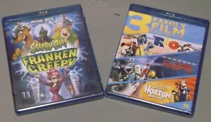 🔥 Blu Ray Lot SCOOBY DOO Fraken Spooky RIO ROBOTS HORTON NEW SEALED FREE Ship - Picture 1 of 2