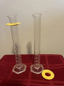 Kimble Kimax 100ml Messzylinder. 4 Stück. Neu. Vintage. Made In USA - Bild 1 von 2