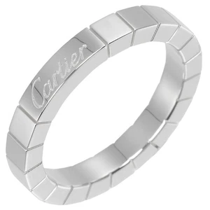 Anello Cartier Lanieres K18 oro bianco #6,2 (taglia USA) 6,25 g donna - Foto 1 di 9