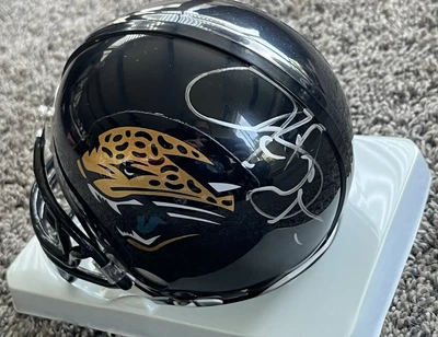 *JUSTIN BLACKMON*FIRMADO*AUTOGRAFIADO*JACKSONVILLE*JAGUARS*MINI*CASCO*CERTIFICADO DE AUTENTICIDAD*NFL* Foto 1 de 4