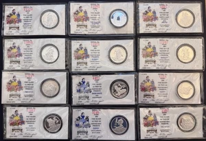 RARITIES MINT 1987 50 YEARS SNOW WHITE 1/2 OZ SET OF 11 + 1 EXTRA VINTAGE SILVER - Bild 1 von 4