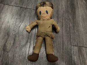 VINTAGE Davy Crockett Tykie Toy Foam Filled Plush 1947-1952 Disney Western Rare - Picture 1 of 13