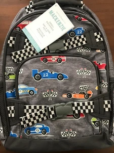NEW Pottery Barn Kids SMALL Race Cars Backpack & Lunch Bag ~ LAST ONE ~ - Picture 1 of 3