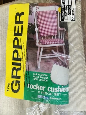 Klear Vu The Gripper Non-Slip Rocking Chair Cushions Natural - Image 1 of 4