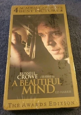 A Beautiful Mind (VHS, 2002, Awards Edition)  ☆☆New - Image 1 of 4