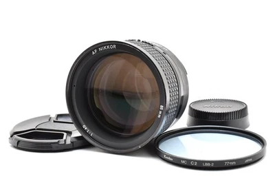 Nikon Ai AF Nikkor 85mm f/1.4 D IF Lens w/ Caps From Japan [Exc++] #2648877A - Image 1 of 4